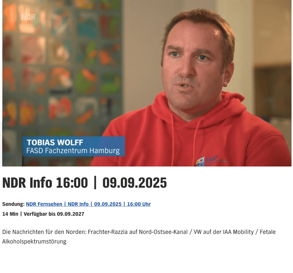 NDR Info: Fetale Alkoholspektrumstörung